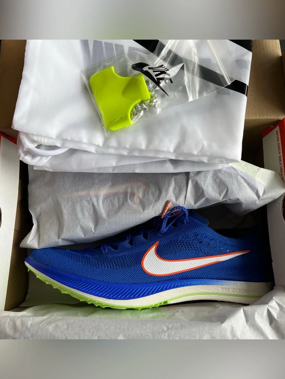 Nike ZoomX Dragonfly Track & Field Shoes running Spikes blue white CV0400-400